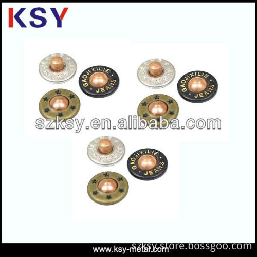metal jeans rivets for pants